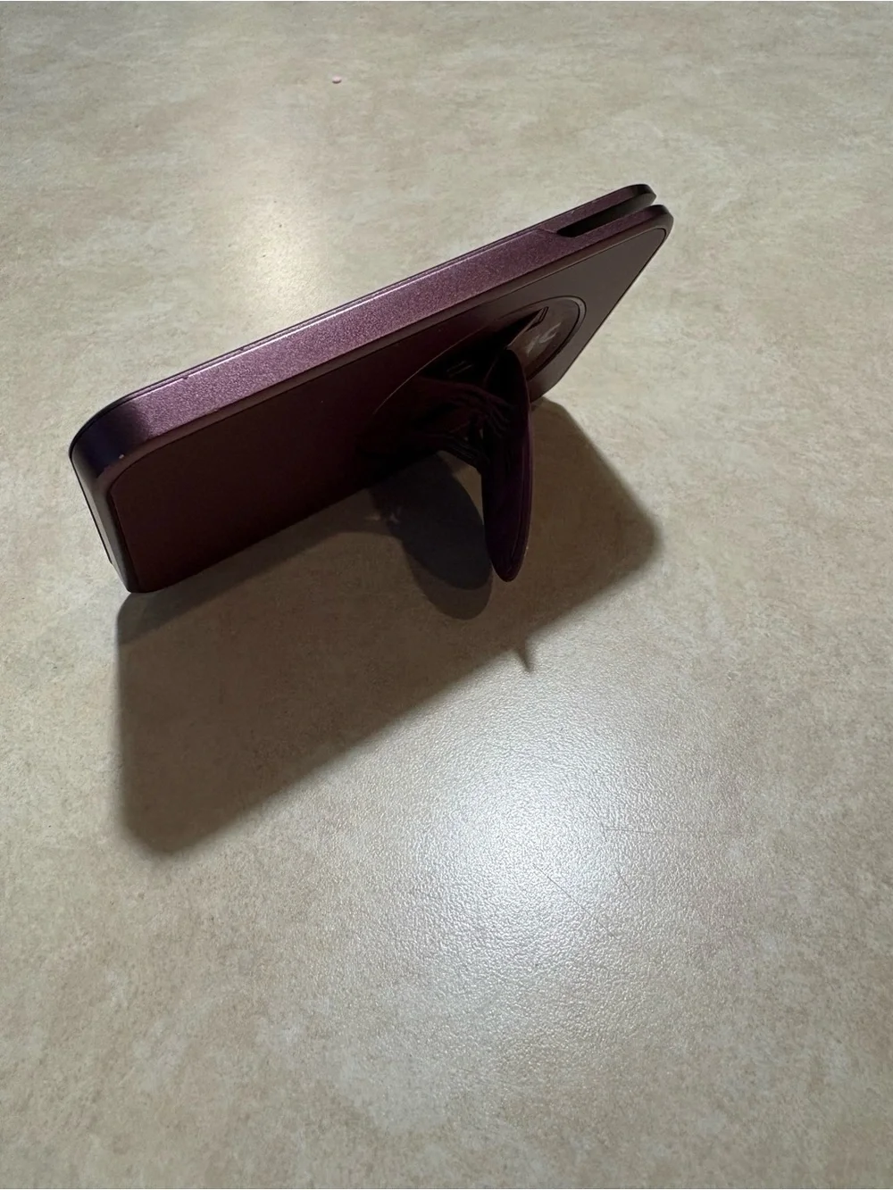 OhSnap Snap Grip MagSafe Wallet — Wine Noir 🍷